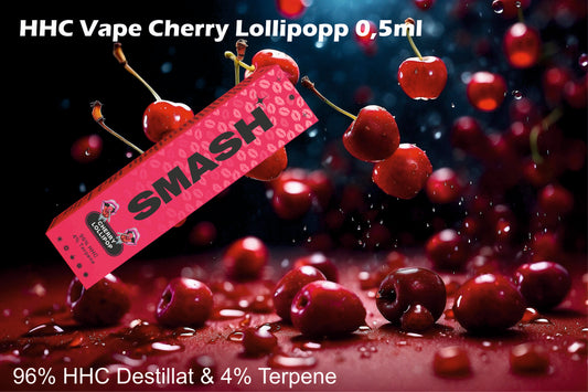 Smash HHC Vape 0,5ml Cherry Lollipop