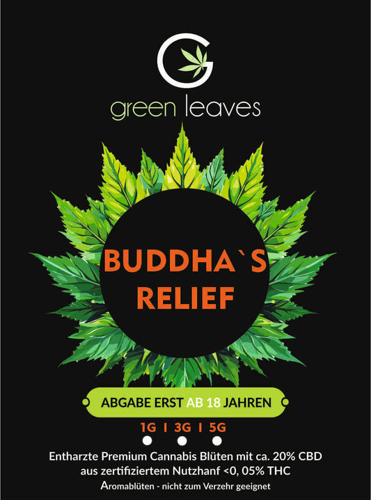 Cannabisblüten Buddha`s Relief 3g