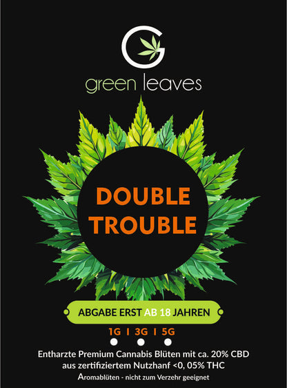 Cannabisblüten Double Trouble 1g