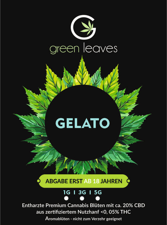 Cannabisblüten Gelato 1g