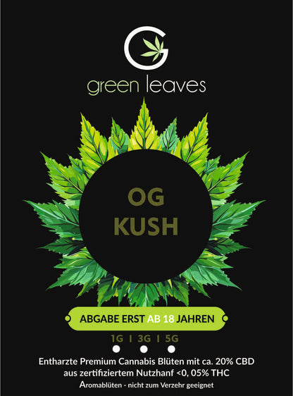 Cannabisblüten OG Kush 1g