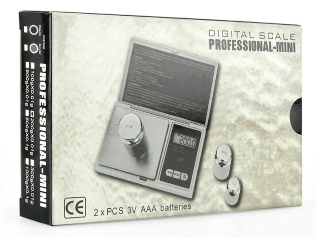 Professionelle Mini Digitalwaage 200g / 0,01g